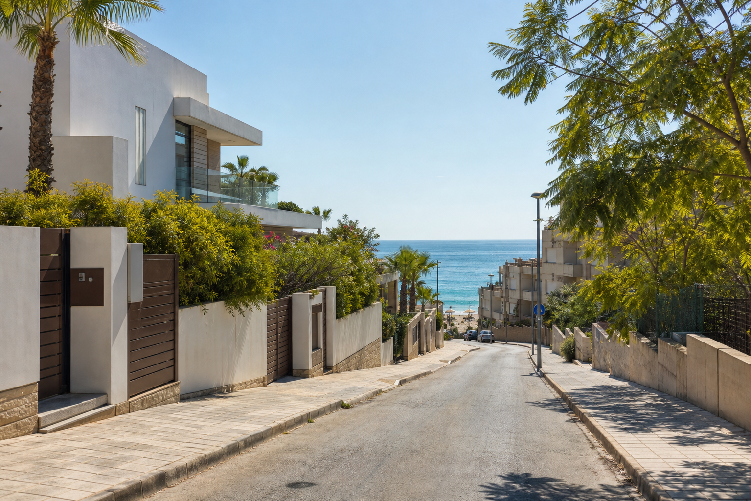 Route from home to the sea on the Costa Blanca